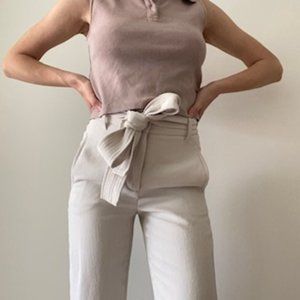 aritzia tie-front pants *never worn*